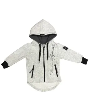 JAY-4 Kids Zip Hoodie IVORY