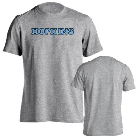 Johns Hopkins University Blue Jays Arch Text Text Short Sleeve T-shirt Tee