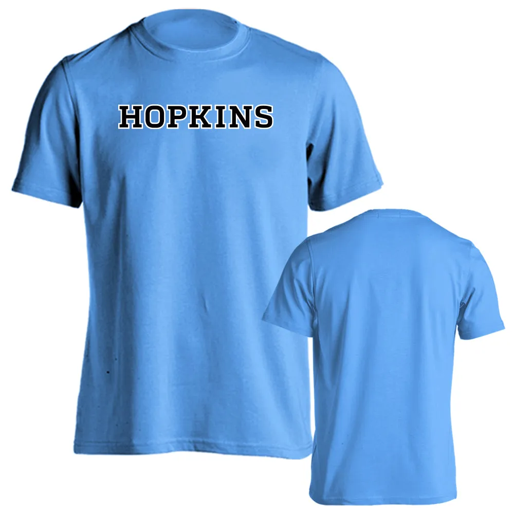 Johns Hopkins University Blue Jays Arch Text Text Short Sleeve T-shirt Tee