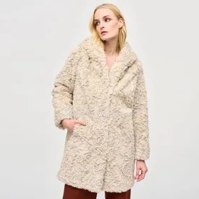 Joseph Ribkoff Reversible Faux Fur Coat - Style 243903