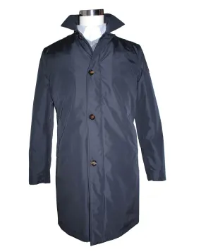 Kired Kiton Long Coat Navy - Cashmere Interior EU 50 / M SALE