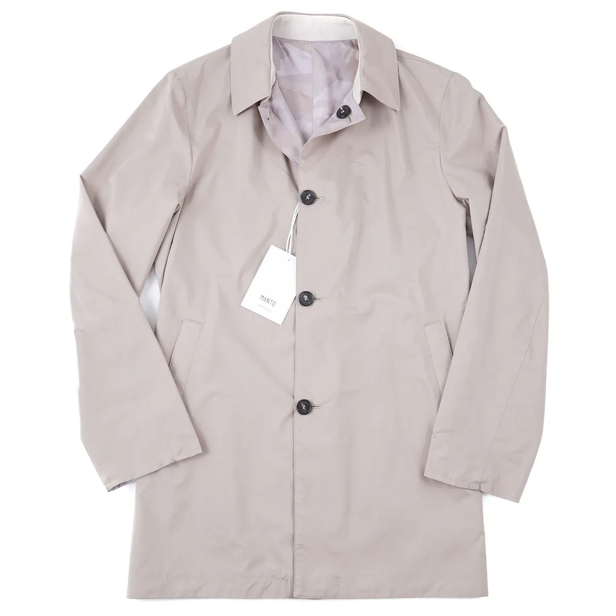 Manto Weather-Repellent Reversible Rain Jacket