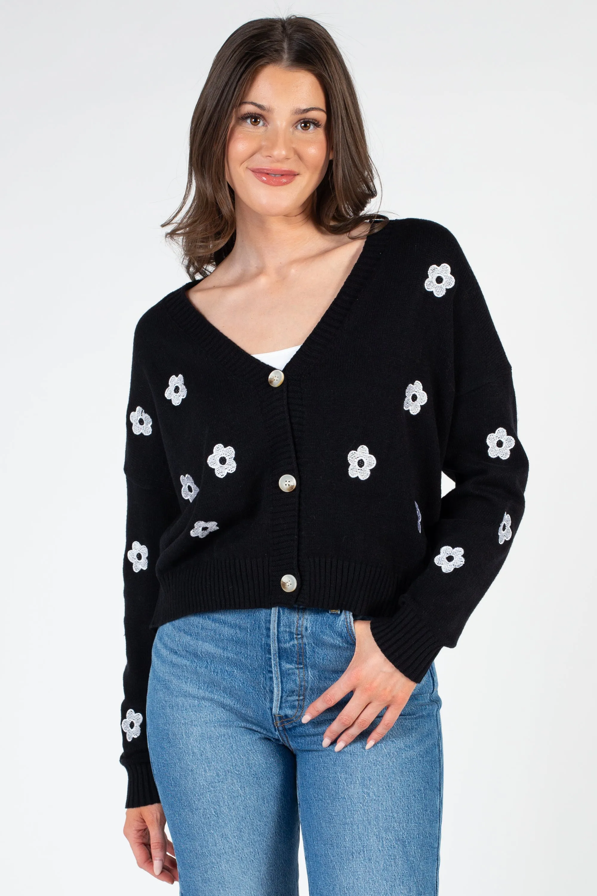 Marigold Floral Cardigan