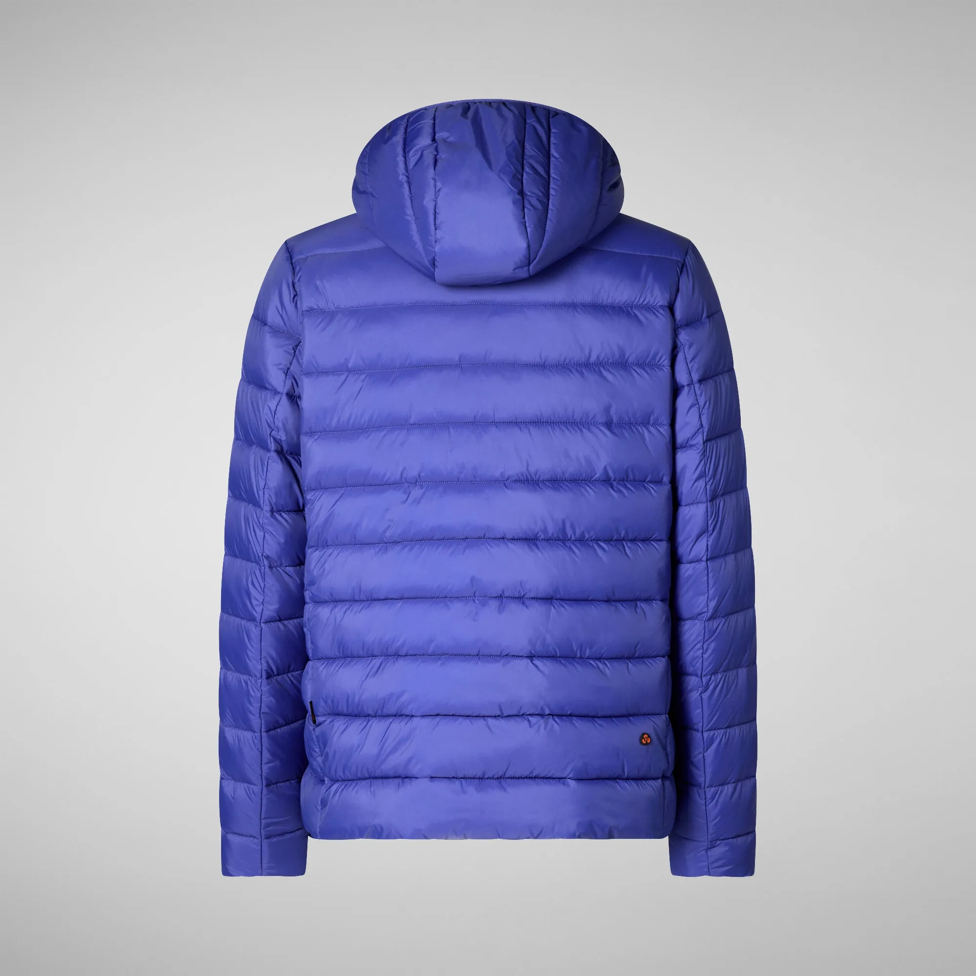 Men's  animal free hooded Animal free Puffer jacket Hector in gentian blue