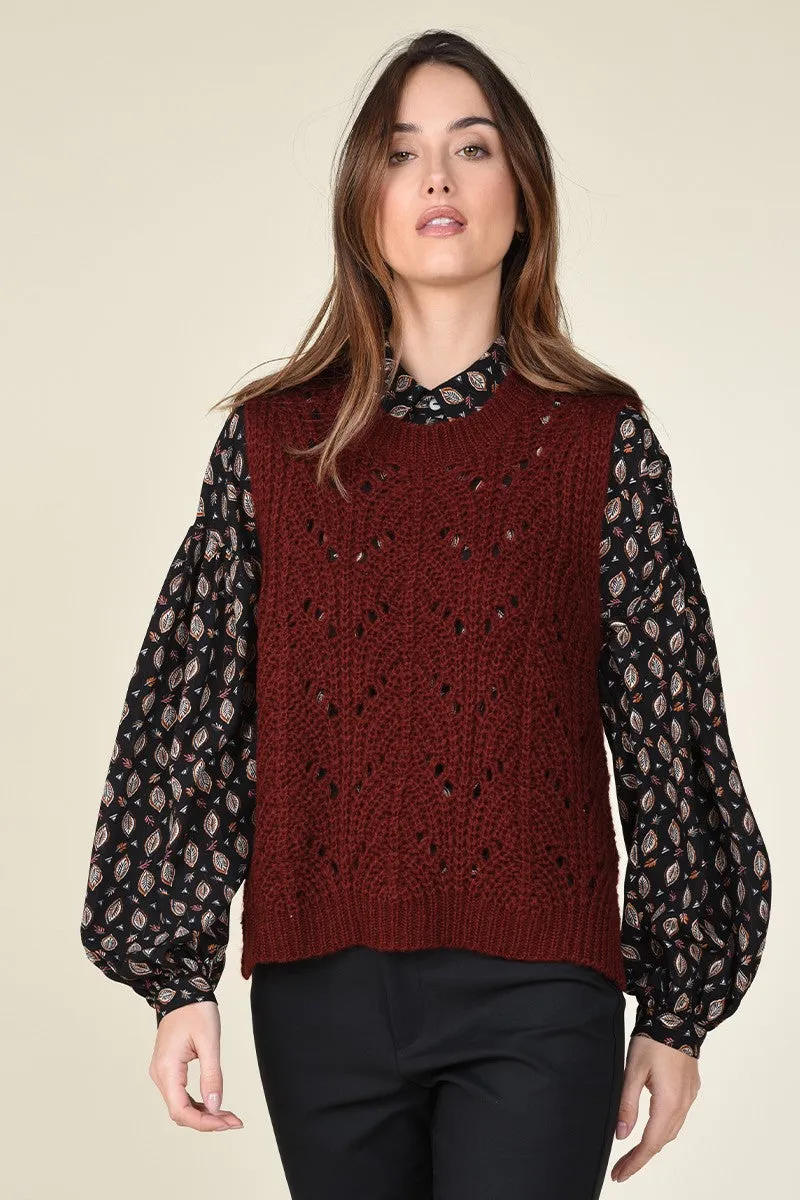 Molly Bracken Knit Sweater Vest