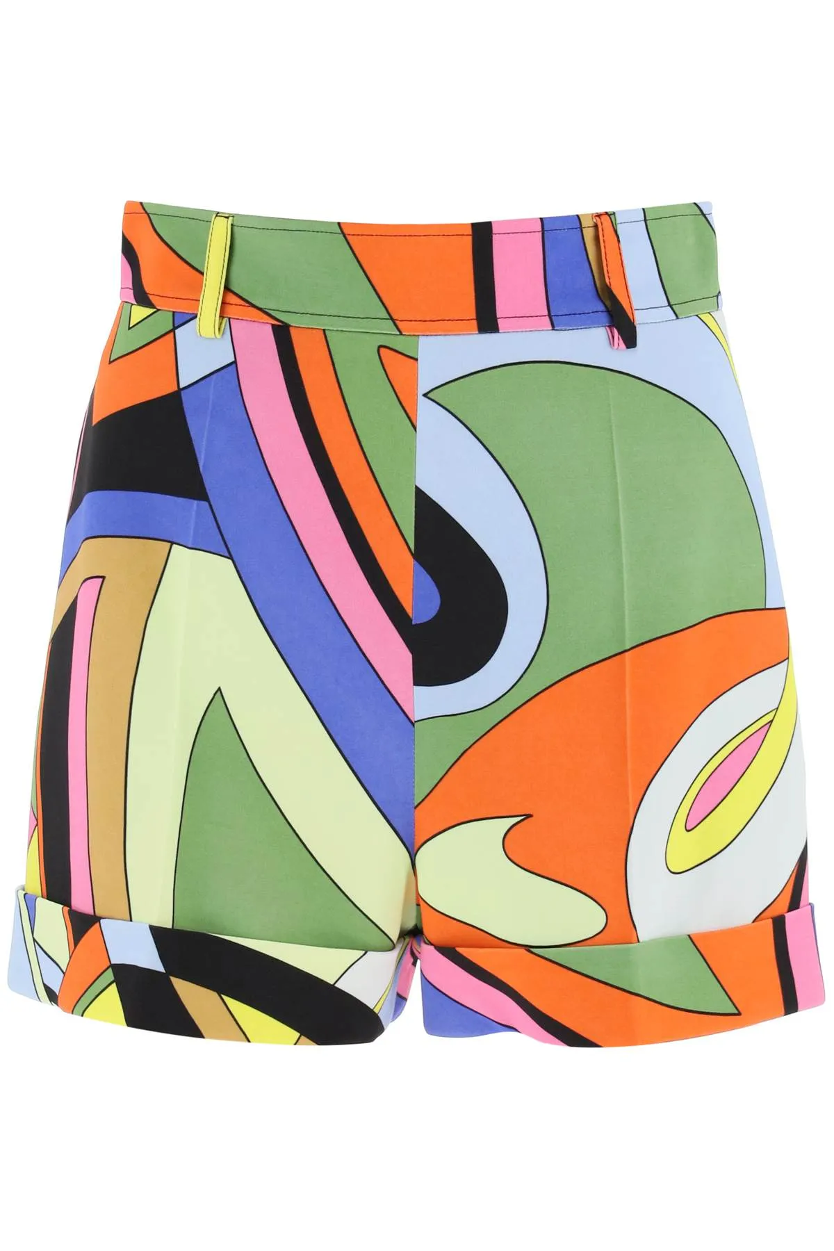 Moschino multicolor printed shorts