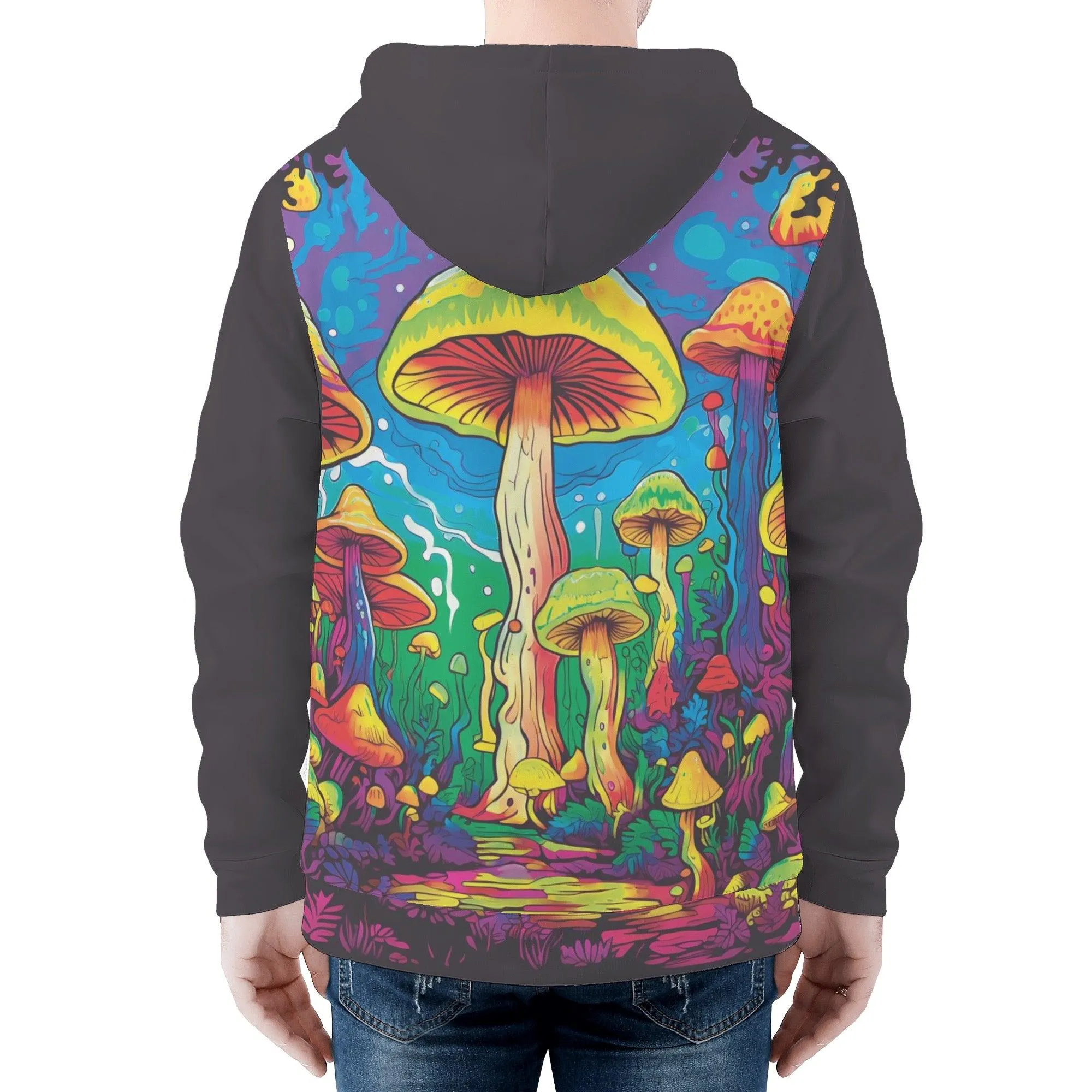 Mushroom Madness Unisex Classic Zip Hoodie