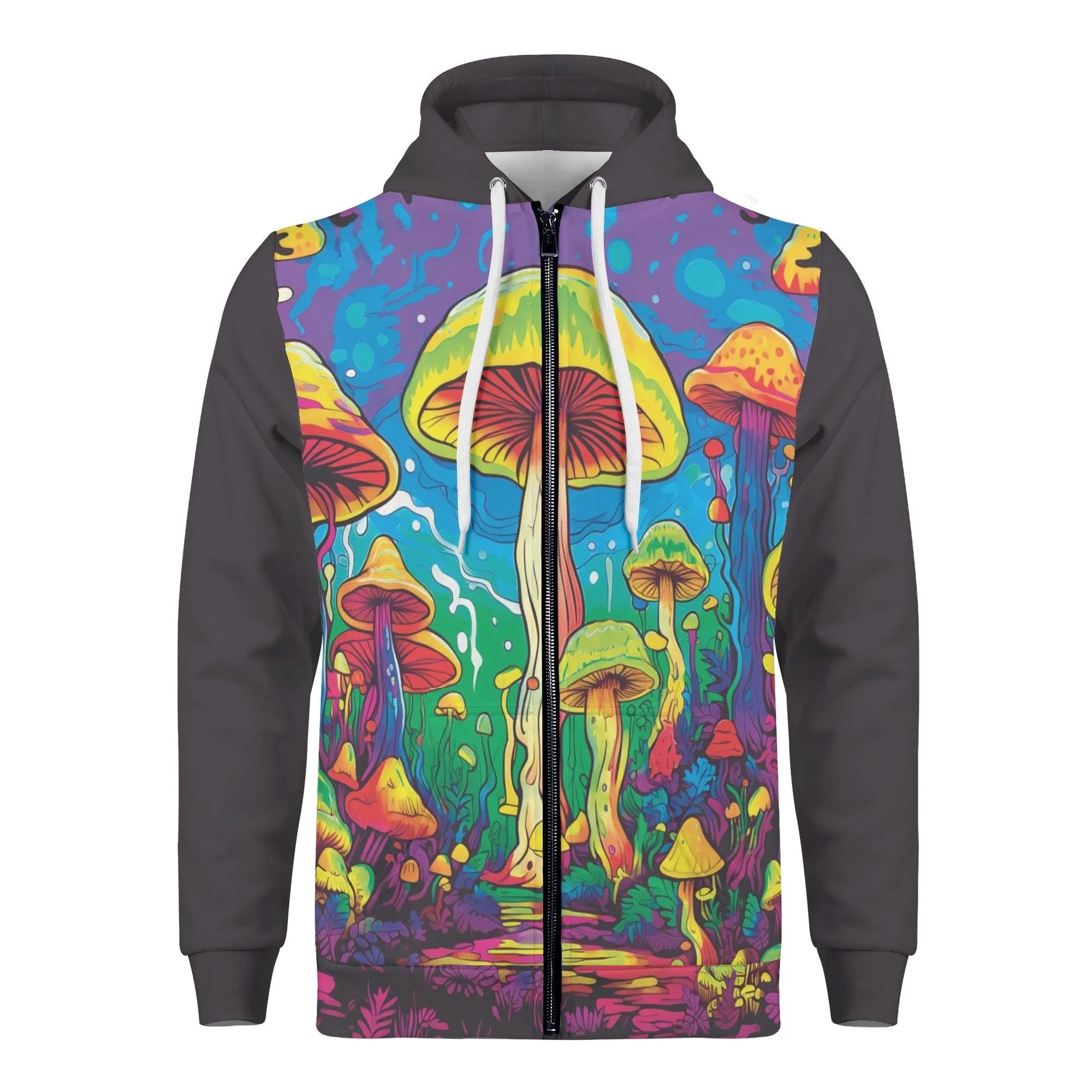 Mushroom Madness Unisex Classic Zip Hoodie