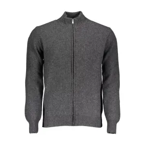 North Sails Gray Wool Men Cardigan