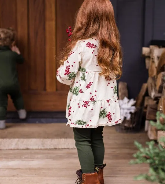 Organic Cotton Tunic Set - Winter Berries