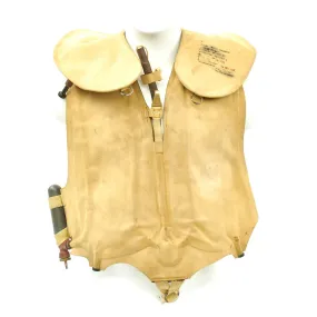 Original German WWII Kriegsmarine Navy Life Preserver Vest Dated 1942