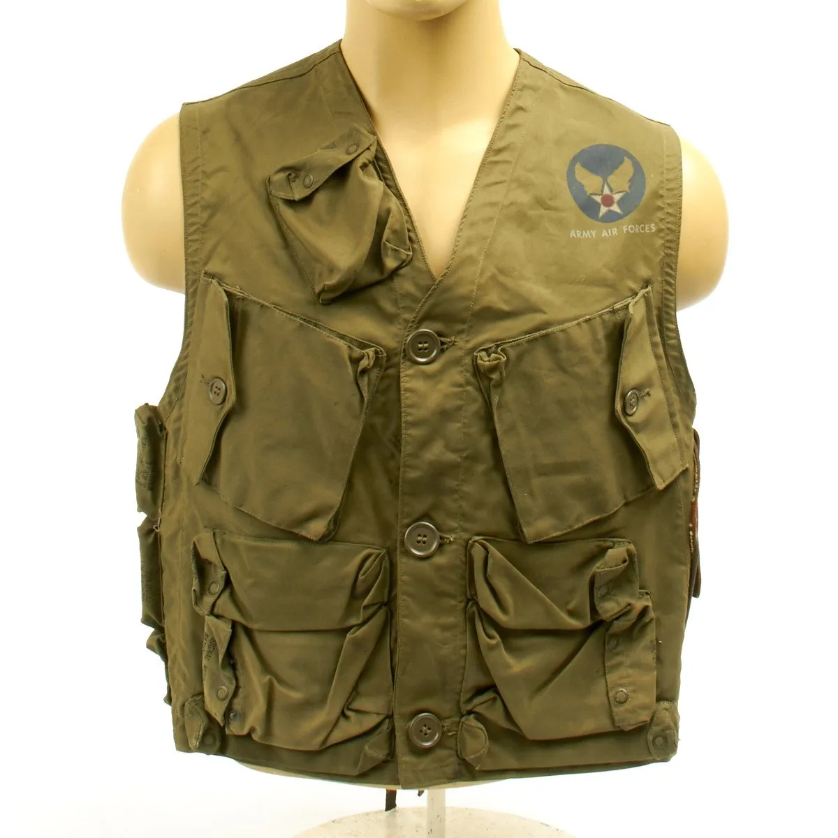 Original U.S. WWII USAAF Pilot Type C-1 Emergency Sustenance Vest