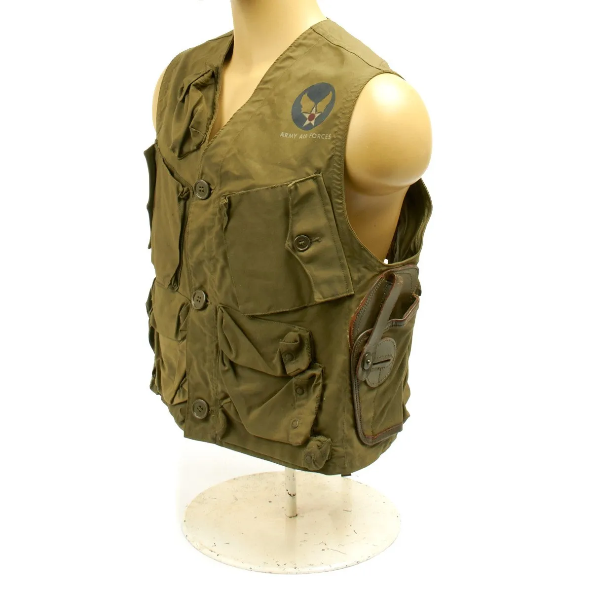 Original U.S. WWII USAAF Pilot Type C-1 Emergency Sustenance Vest