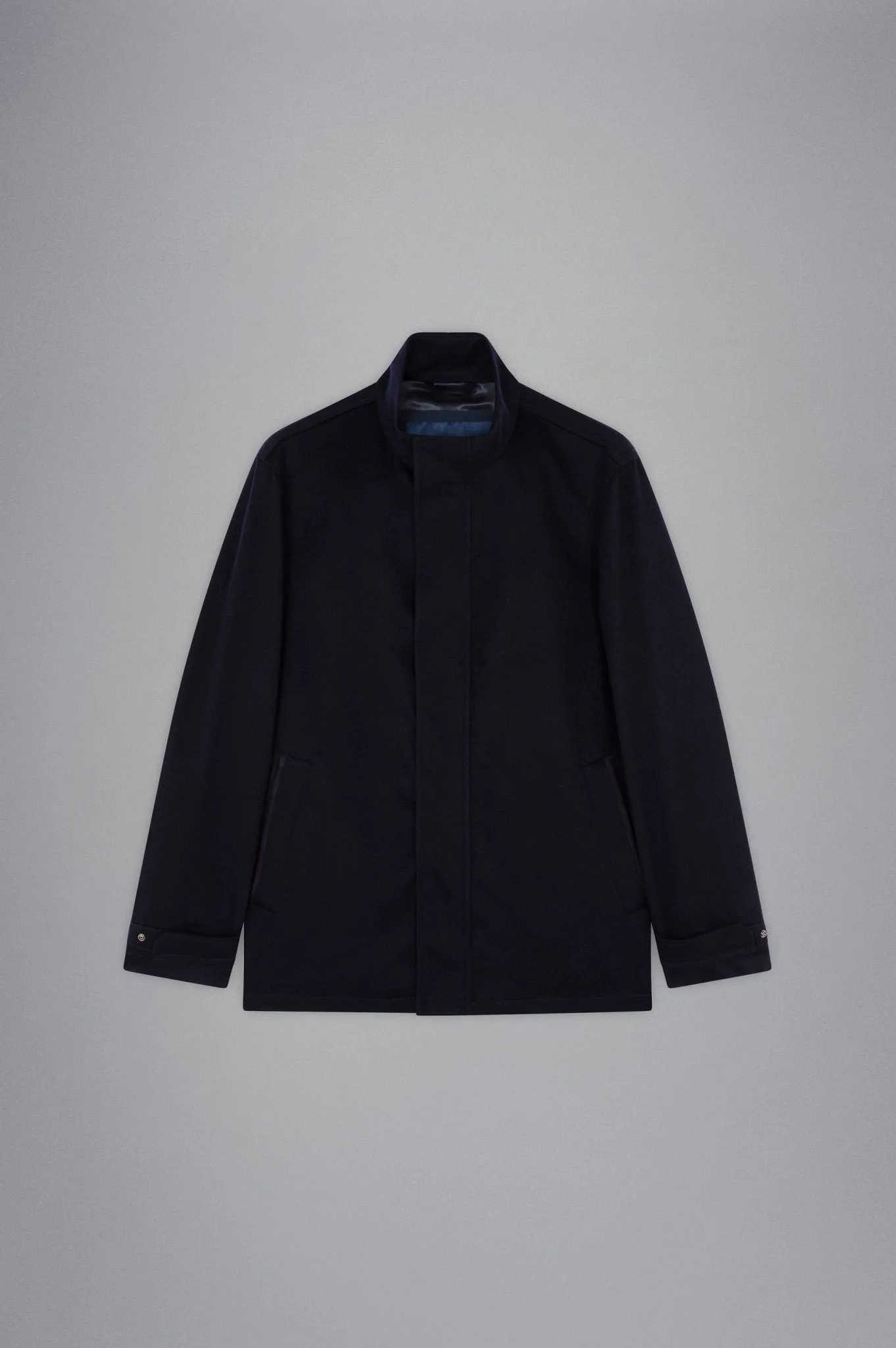 PAUL & SHARK Loro Piana Storm System Wool/Silk Coat NAVY REG