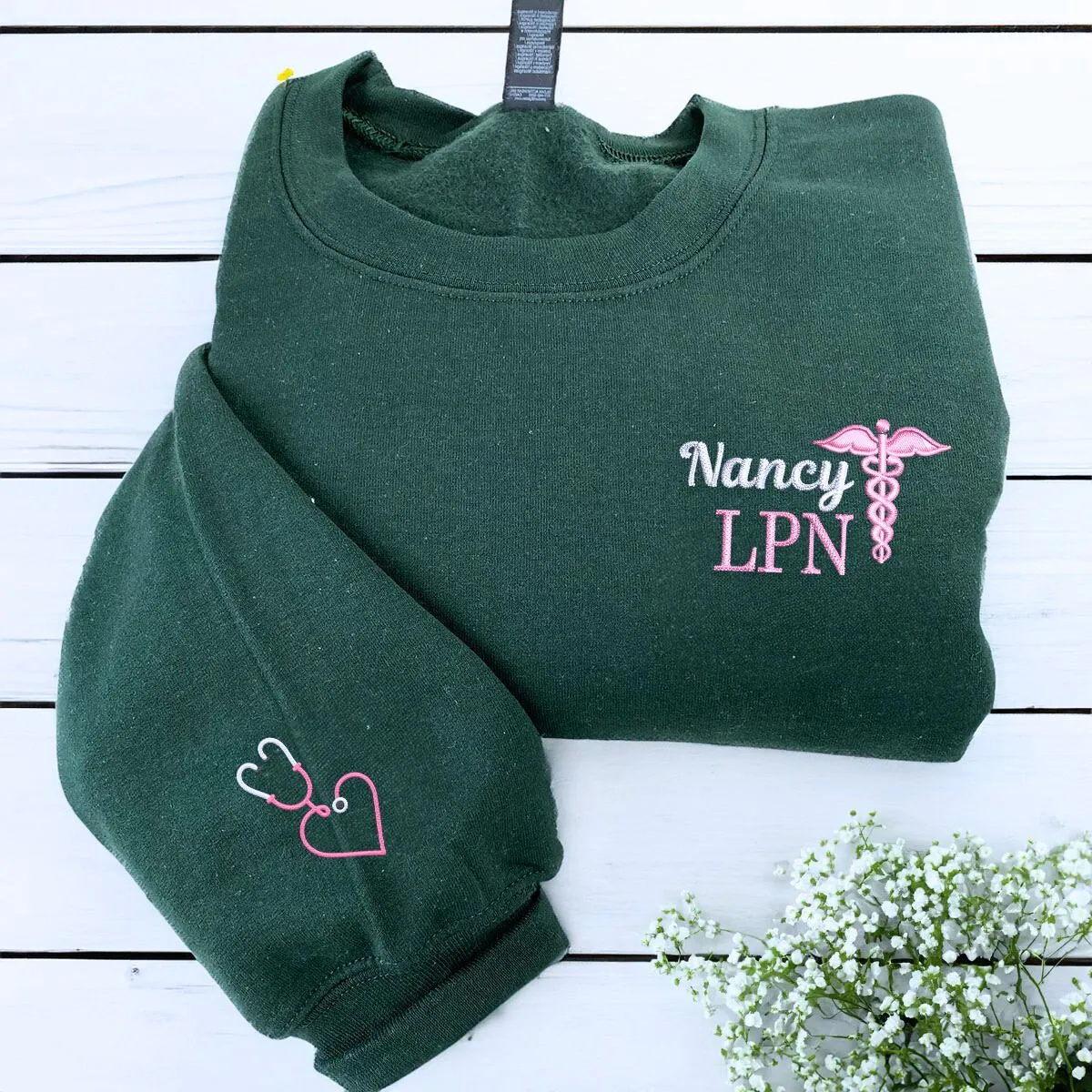 Personalized Nurse Sweatshirt, Hoodies - Best Nurse Gifts Ideas with Quarter Zip