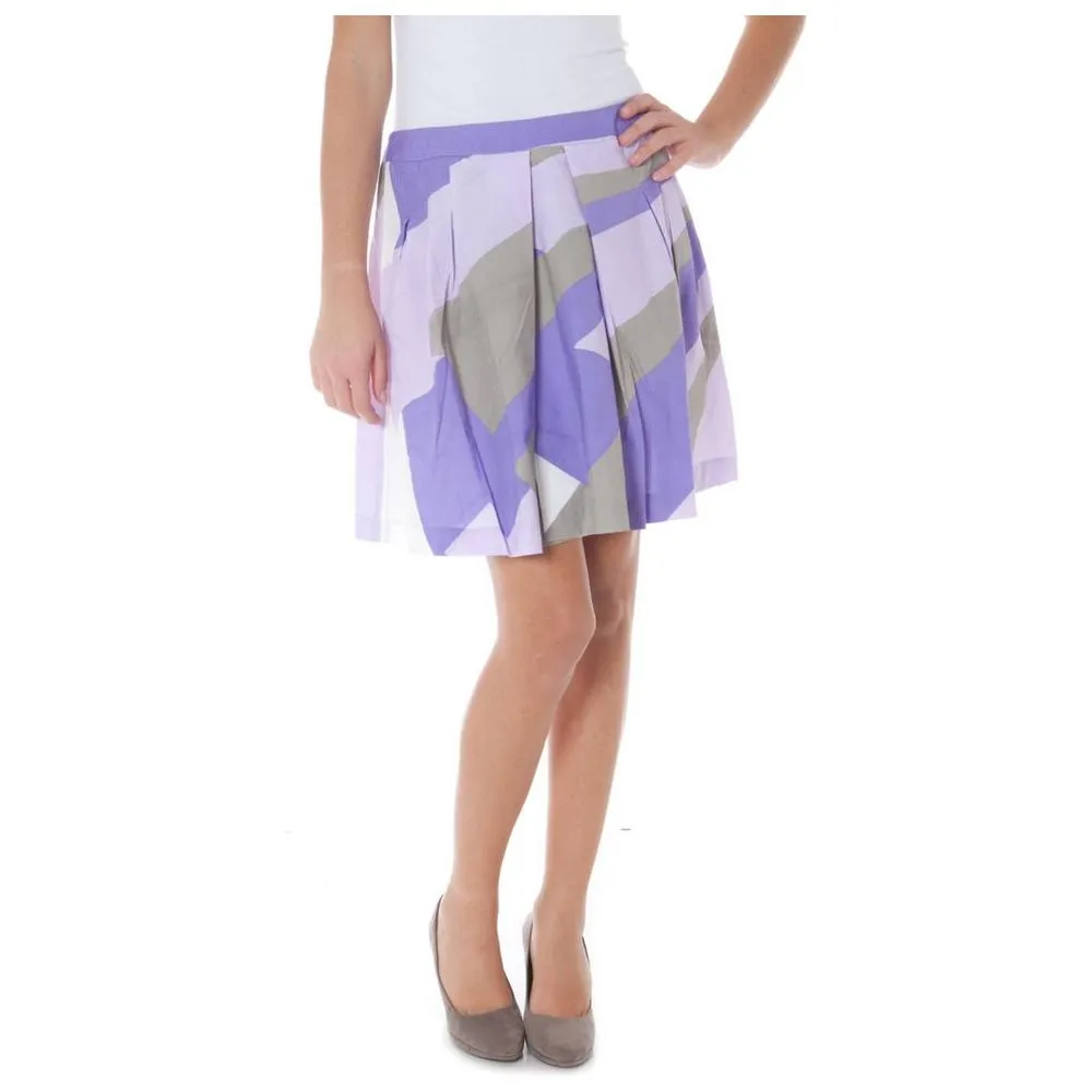 Phard Purple Cotton Skirt