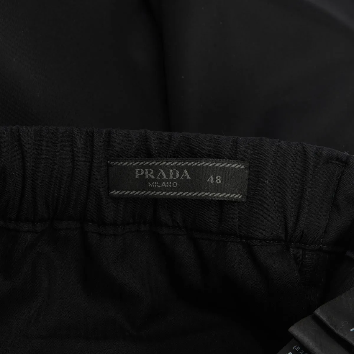 Prada Black Re-Nylon Trousers IT 48