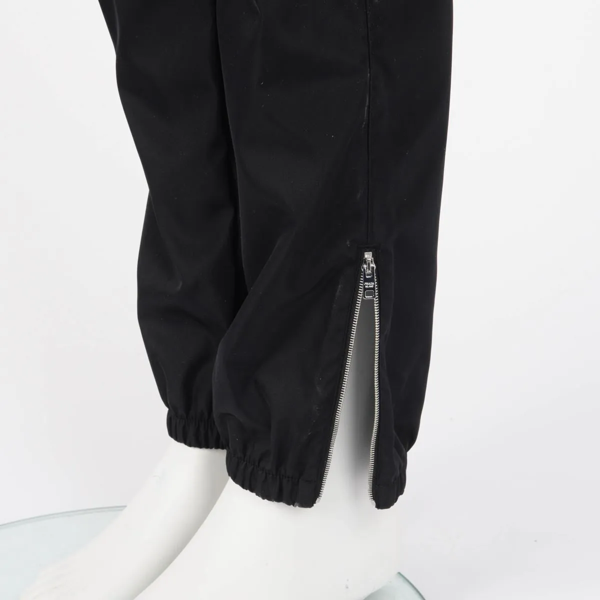 Prada Black Re-Nylon Trousers IT 48