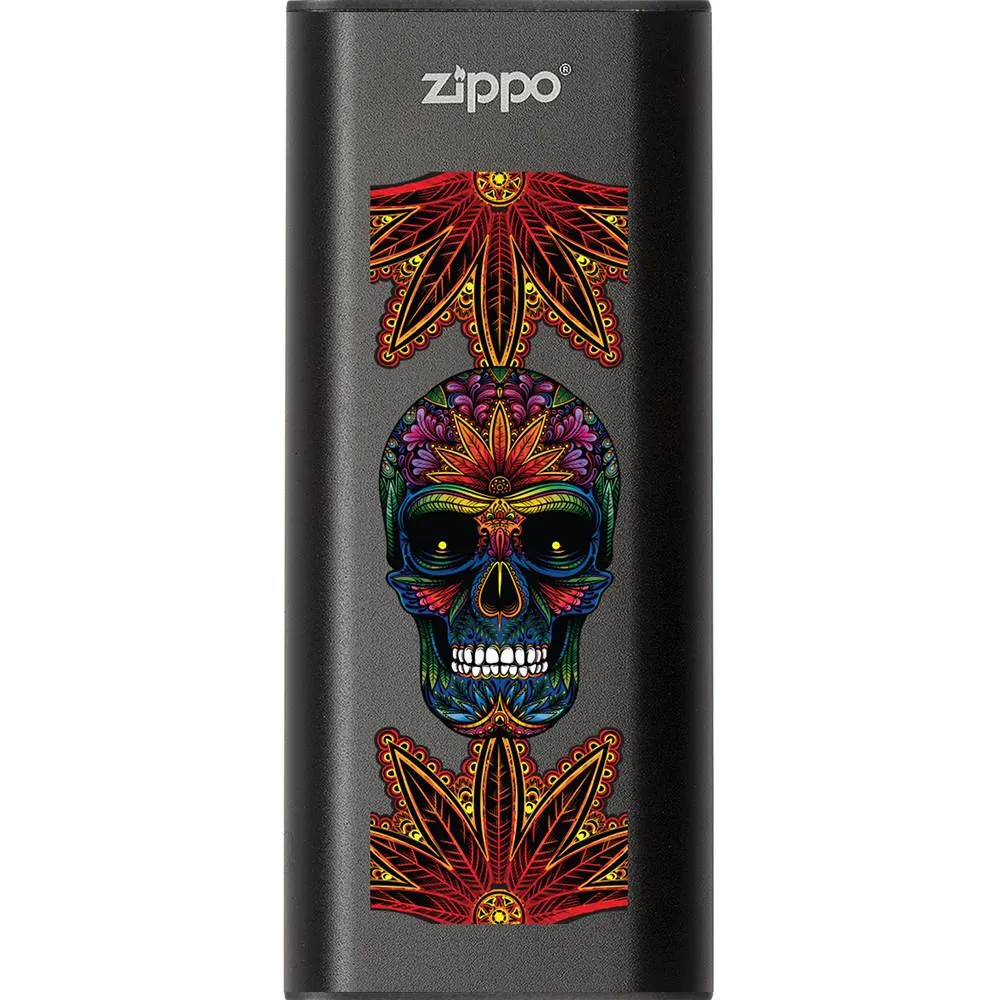 Psychedelic Skull: HeatBank<sup>®</sup> 3-Hour Rechargeable Hand Warmer