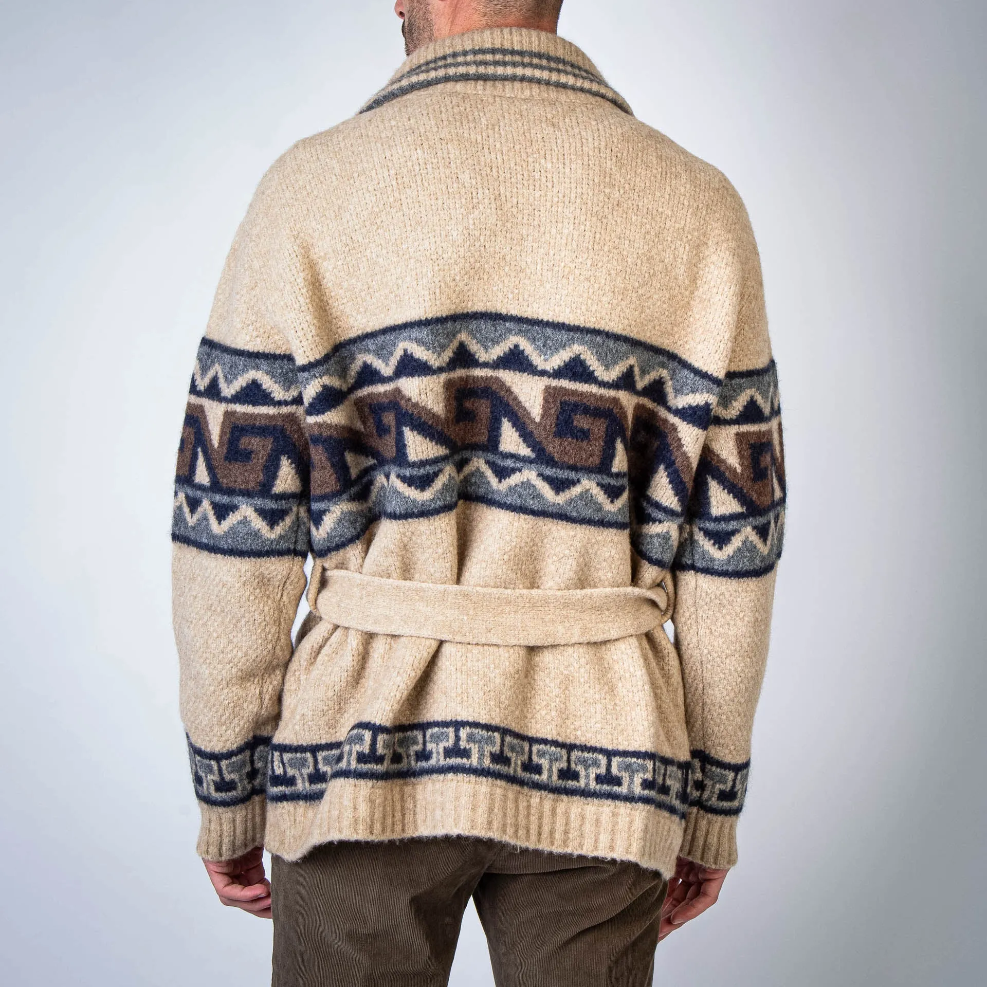 RAKKI CARDIGAN JULIEN SABBIA MEL. BEIGE