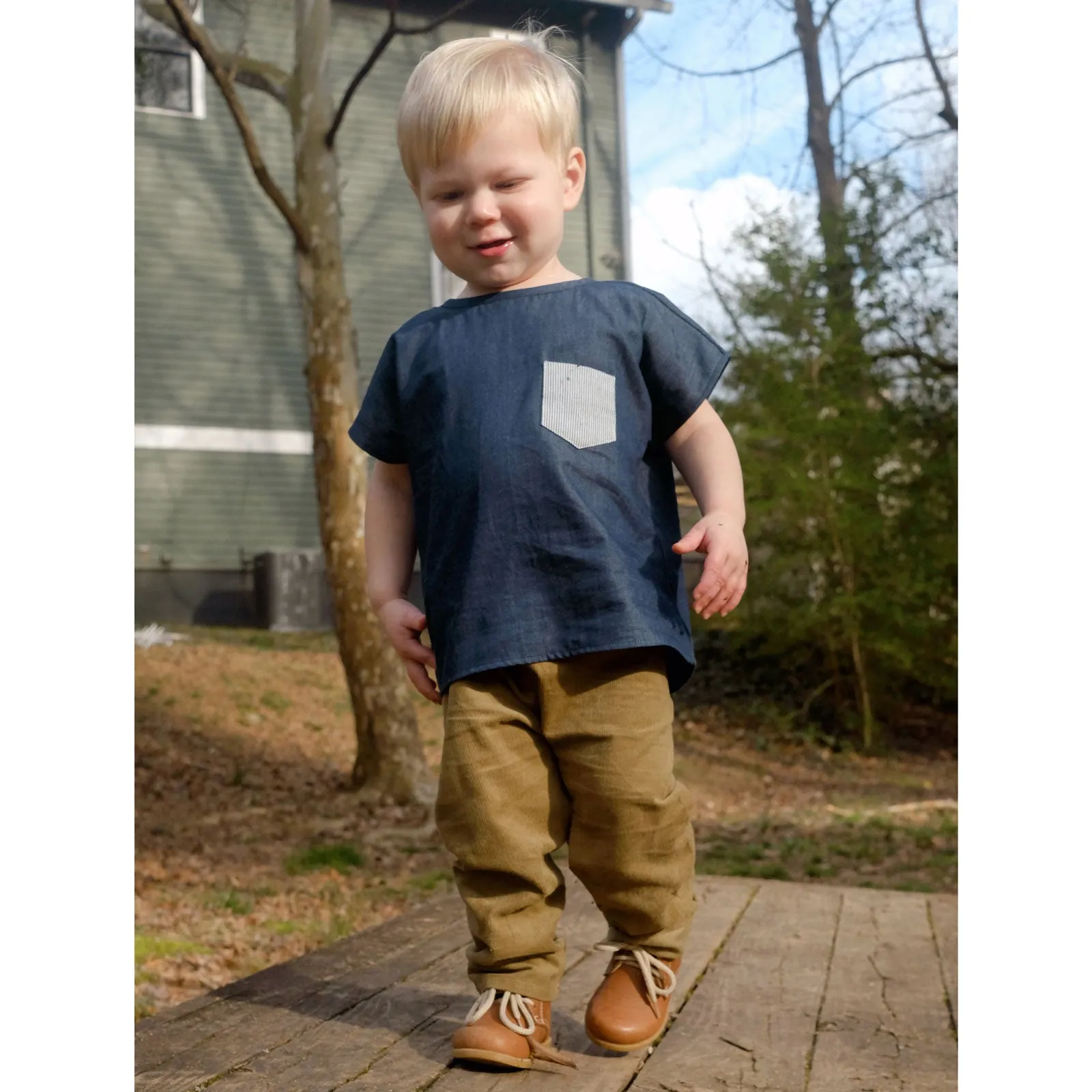 Scout Green Organic Corduroy Pants