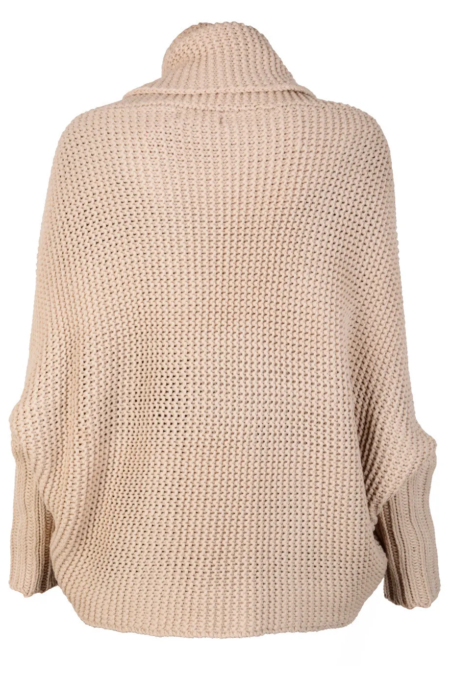 SHANTI Beige Wool Cardigan