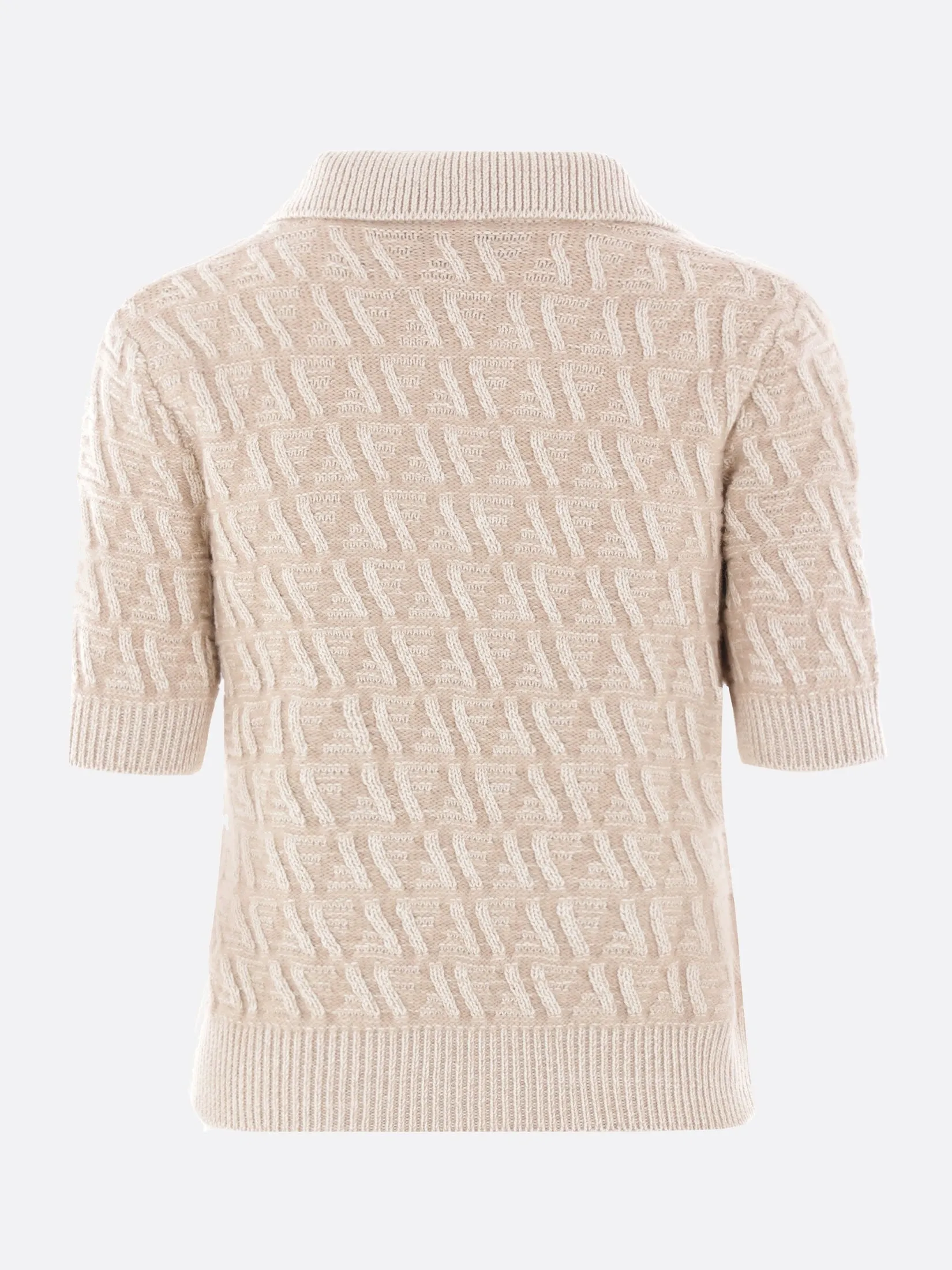 Silk Wool Cashmere Polo Sweater