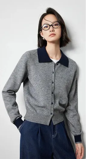 Single Breasted Button Cardigan