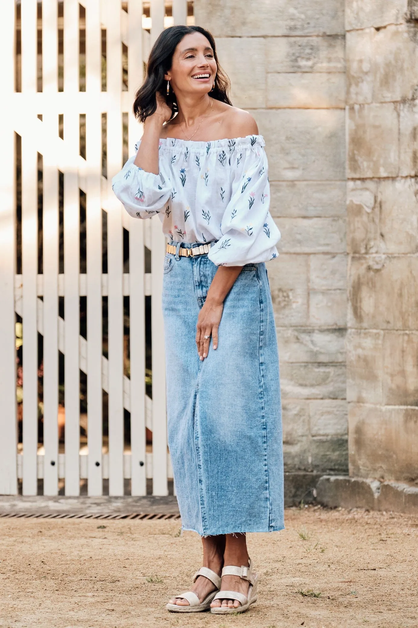 Sokota Denim Skirt