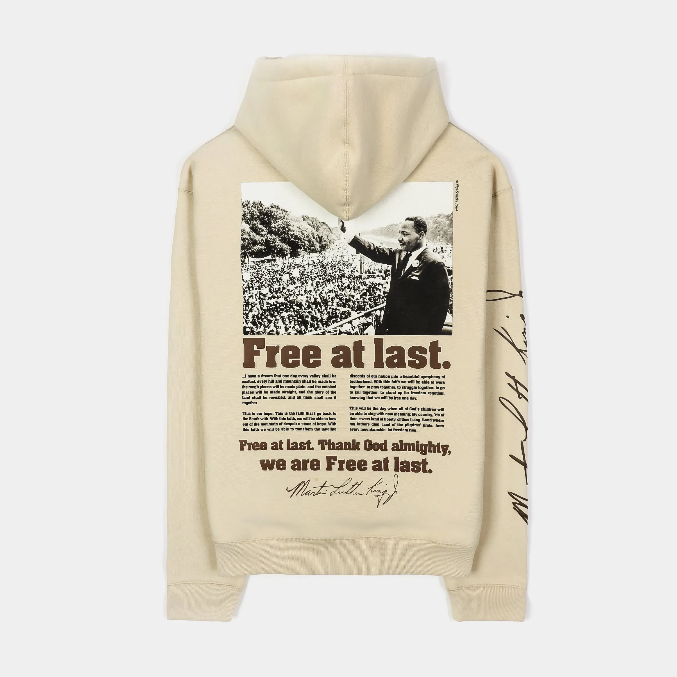 SP x MLK Free At Last Pullover Mens Hoodie (Tan)