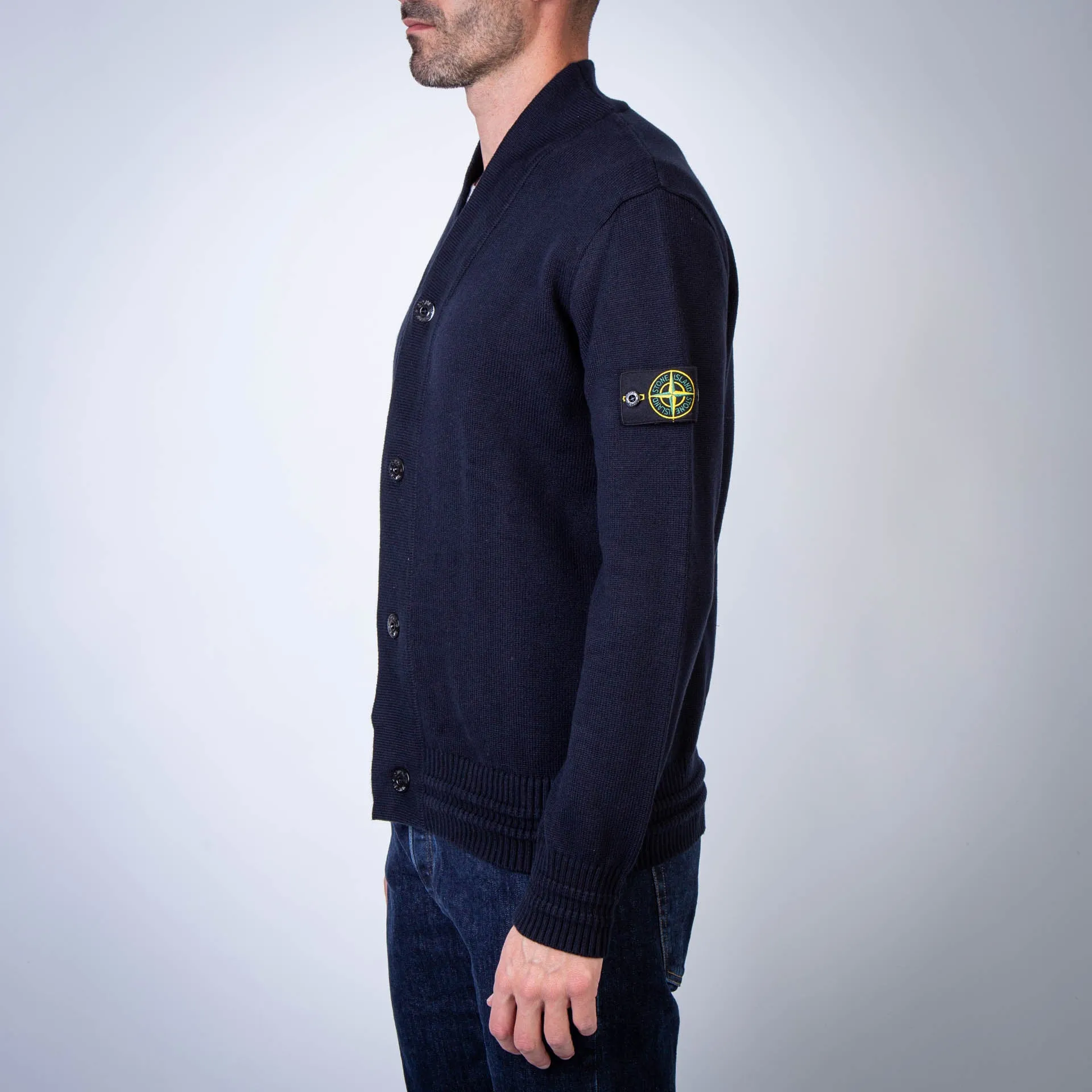 STONE ISLAND CARDIGAN 8115556A2 V0020 BLUE