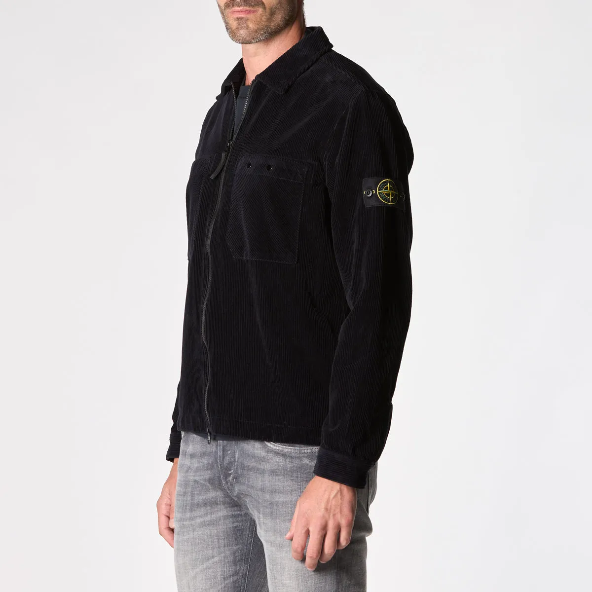 STONE ISLAND OVERSHIRT 811511604 V0020 BLU