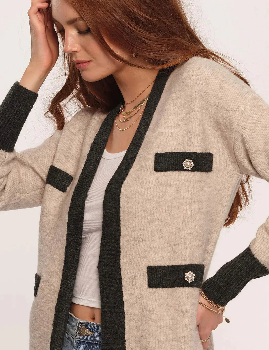 The Carletta Cardi by Heartloom - Oat