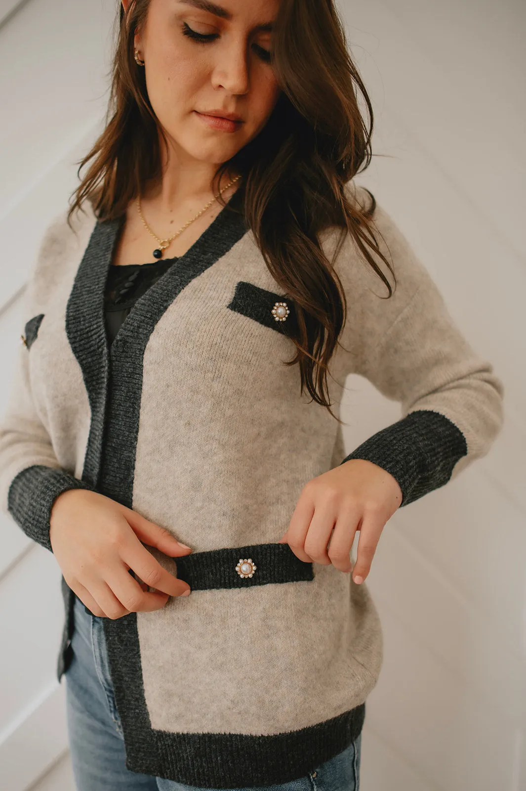 The Carletta Cardi by Heartloom - Oat