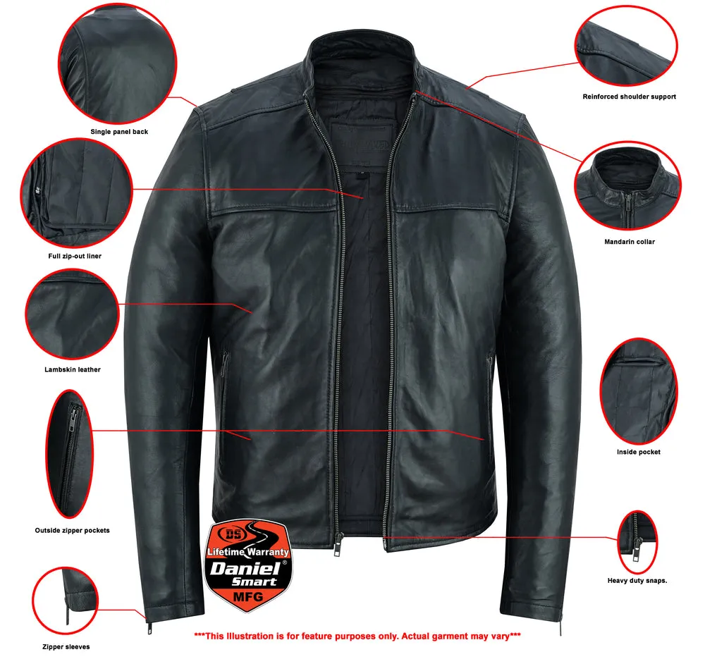 The Wanton - Men's Motorcycle Leather Jacket