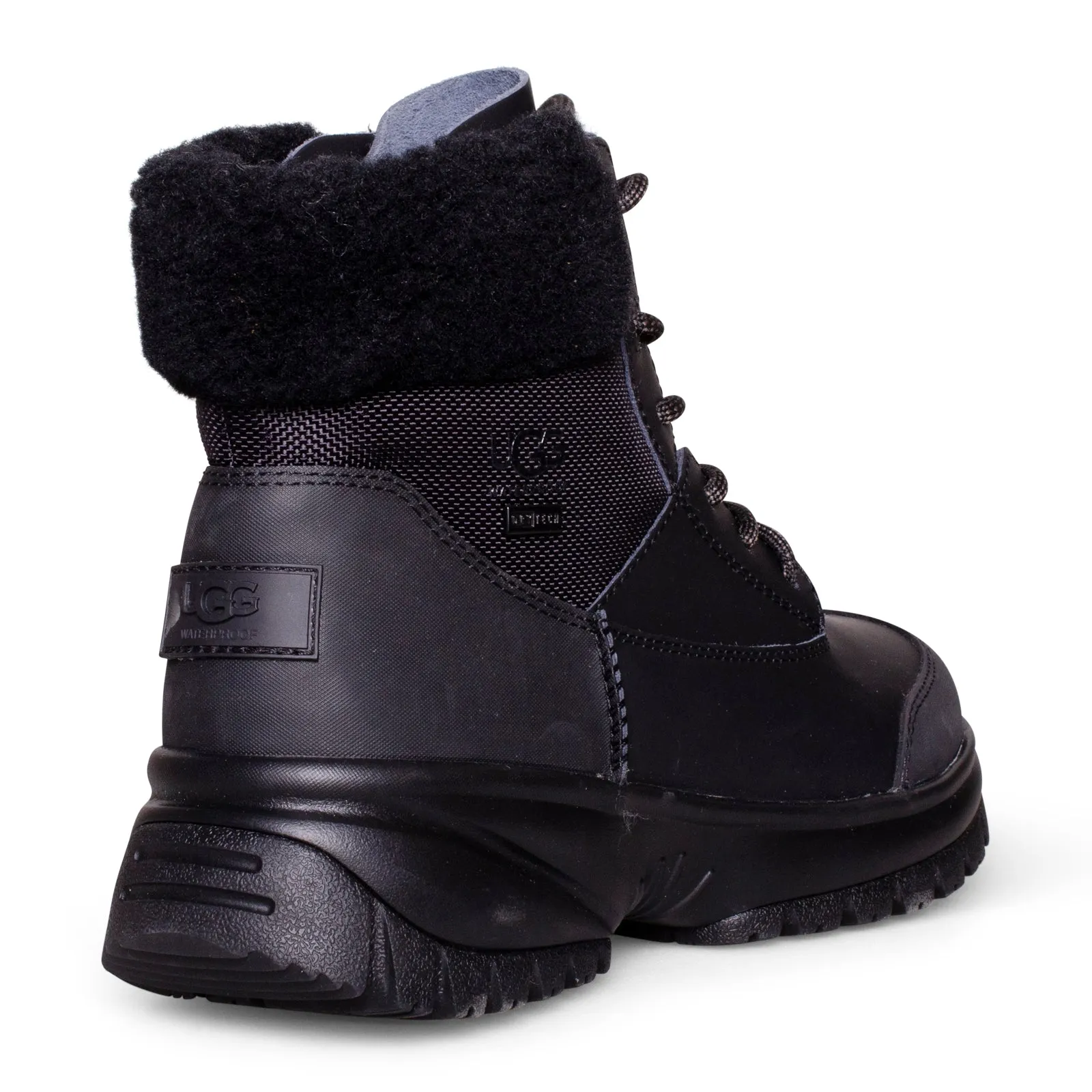 UGG Yose Fluff V2 Black Boots - Women's