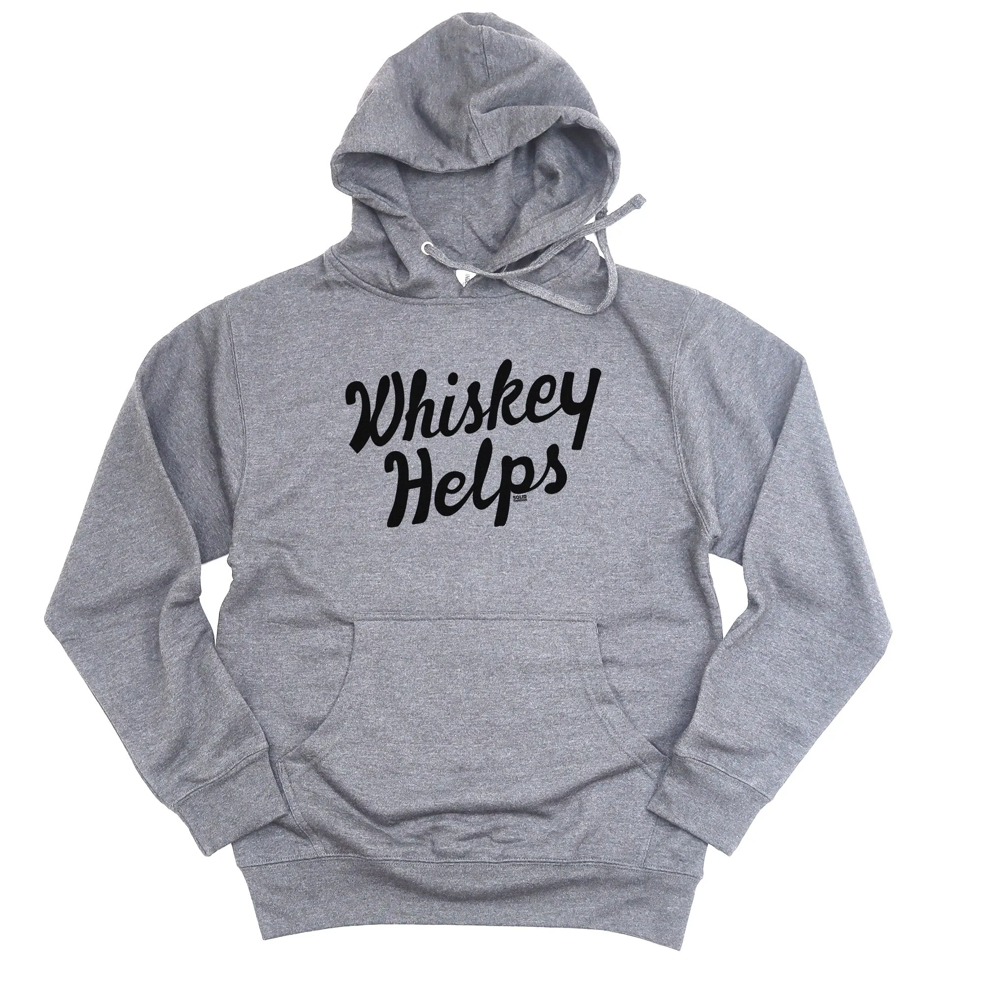 Whiskey Helps Midweight Pullover Hoodie