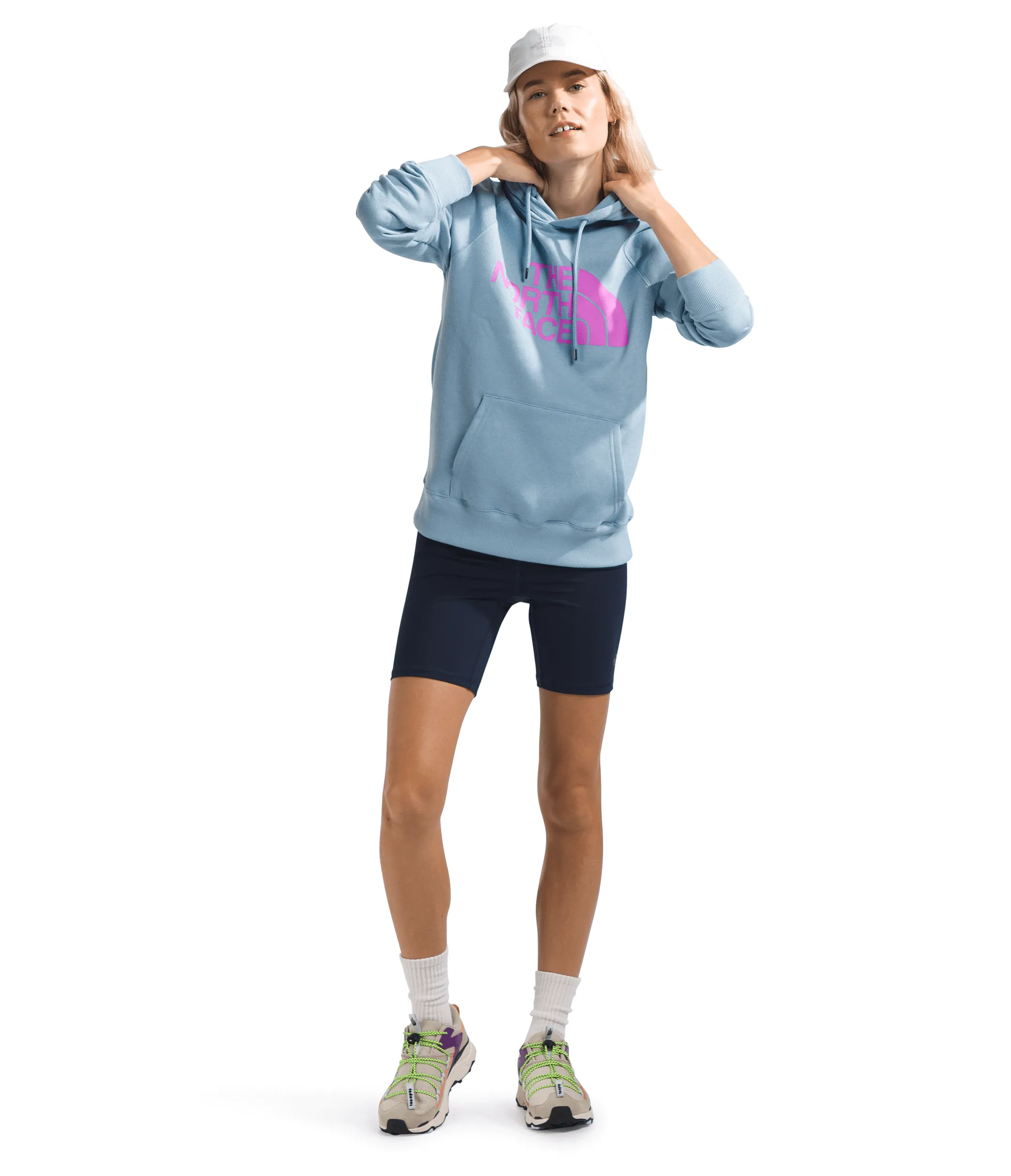 Women’s Half Dome Pullover Hoodie - Steel Blue