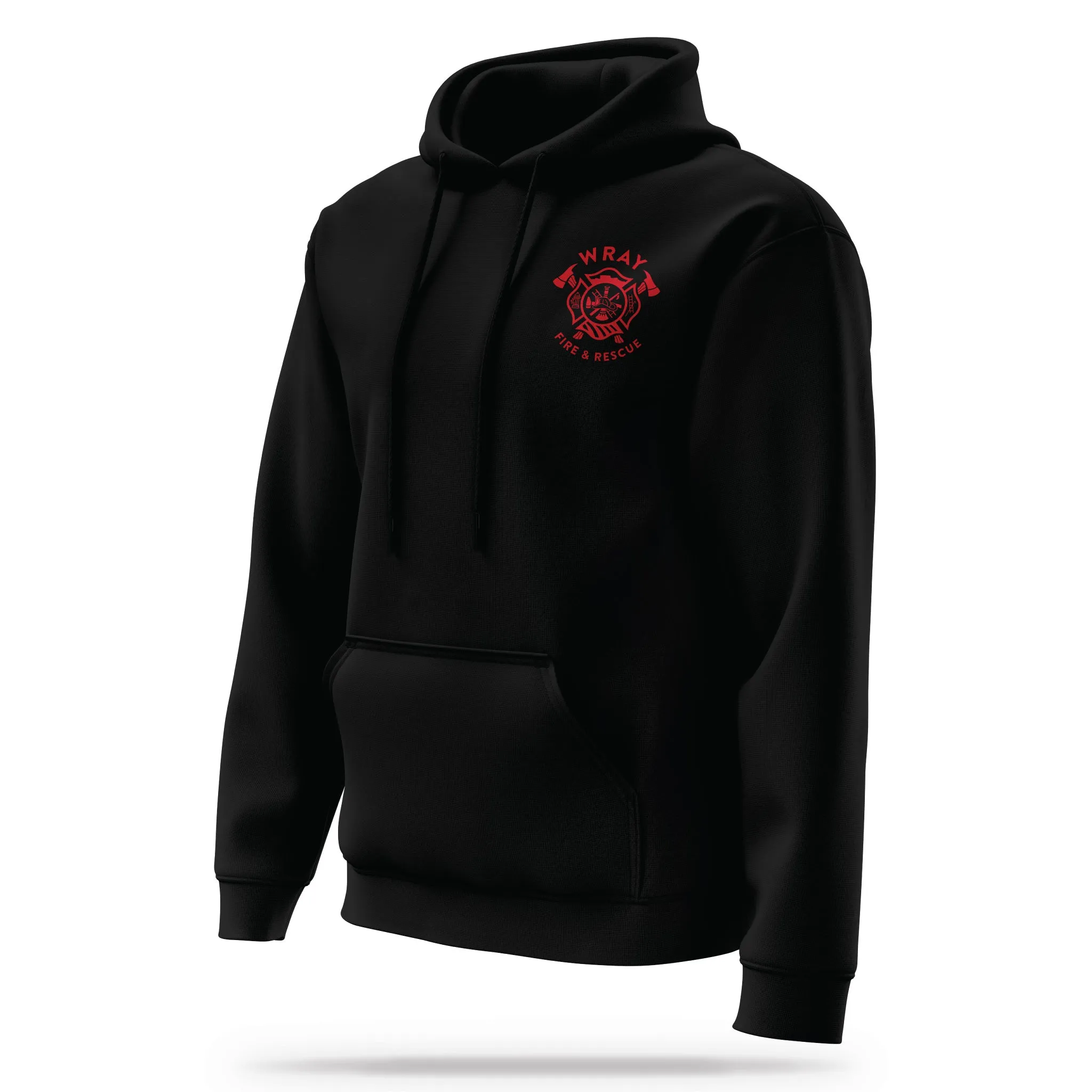 [WRAY FIRE & RESCUE] Performance Hoodie 2.0 [BLK/RED]