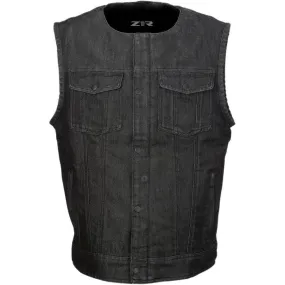 Z1R Ganja Denim Vest - Black