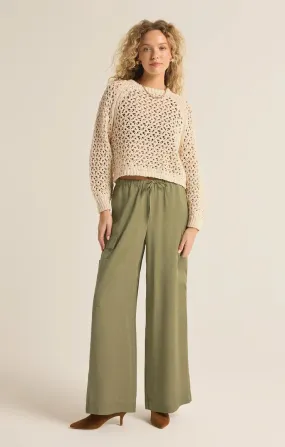 ZSU Cassian Loose Knit Sweater in Sea Salt